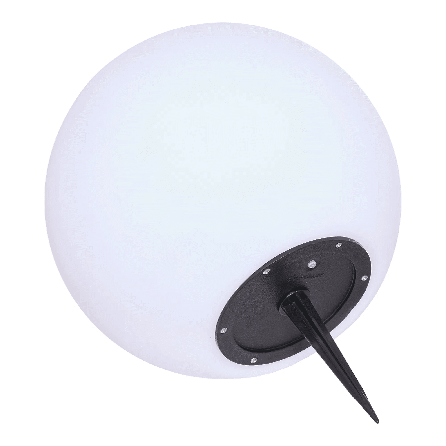 Lifton Genopladelig LED Lampe i Hvid med Integreret Solcelle fra House Nordic | Ø25cm