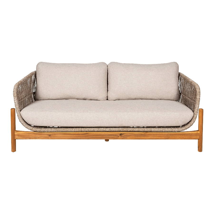 Terracina Loungesofa i Beige inkl. Hynder fra House Nordic