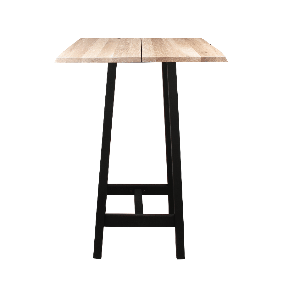 Uniquebeds - Curve bar table in oak 72-130 cm