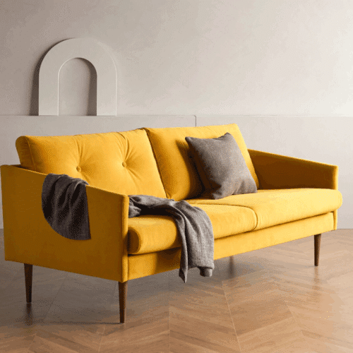 K375 2,5-Personers Sofa med Egetræsben fra Kragelund / Scandinavian Upholstery | Flere Farver