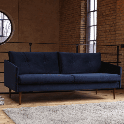 K375 3-Personers Sofa med Egetræsben fra Kragelund / Scandinavian Upholstery | Flere Farver