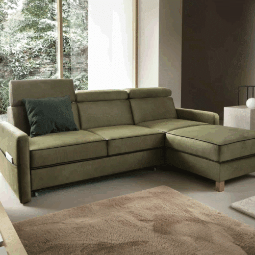 Lima Sovesofa i 100% Vandresistent og Dyrevenligt Polyester fra UNIQUE SLEEP | Flere Farver