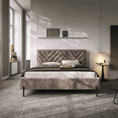 Nashville Sengeramme med Opbevaring i 100% Polyester fra UNIQUE SLEEP | Flere Farver