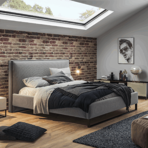 Winter Sengeramme med Opbevaring i 100% Polyester fra UNIQUE SLEEP | Flere Farver