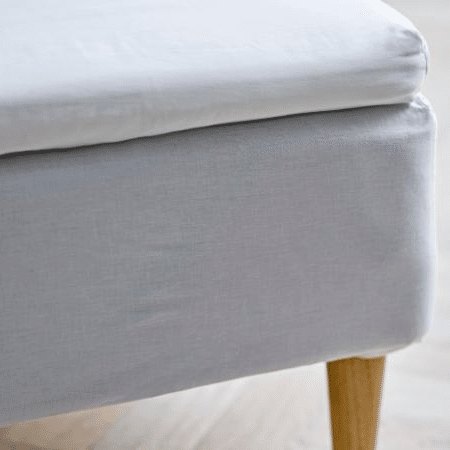 Calm White Kuvertlagen i 100% Bomuld fra Södahl | 90x200 cm - OUTLET