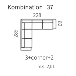 Kombination 37 (Venstrevendt)