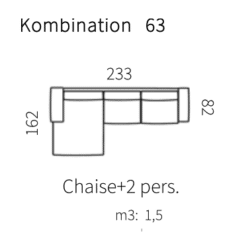 Kombination 63 (Venstrevendt)