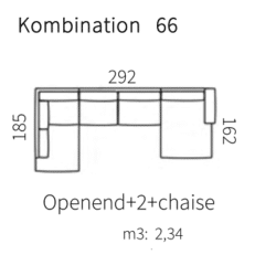 Kombination 66 (Venstrevendt)