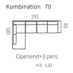 Kombination 70 (Venstrevendt)