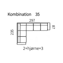 Kombination 35 (Venstrevendt)