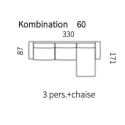 Kombination 60 (Højrevendt)