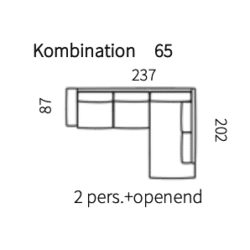 Kombination 65 (Højrevendt)