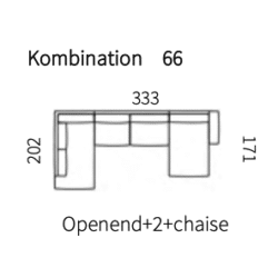 Kombination 66 (Venstrevendt)
