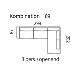 Kombination 69 (Højrevendt)