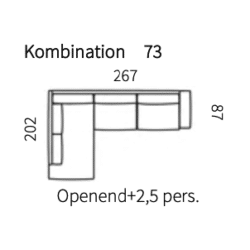 Kombination 73 (Venstrevendt)