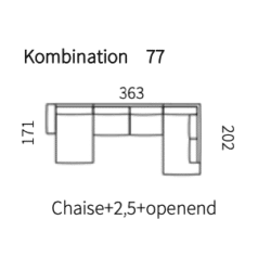 Kombination 77 (Højrevendt)