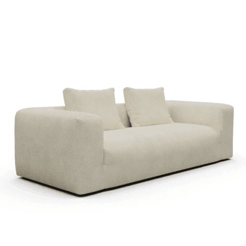 K611 Sofa 3 Pers. + Puf fra Kragelund / Scandinavian Upholstery | Flere Farver | 237x102cm+puf: 102x110cm