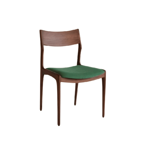 Silkeborg Snedker Spisebordsstol i Valnød fra Unique Handmade Furniture | Flere Farver