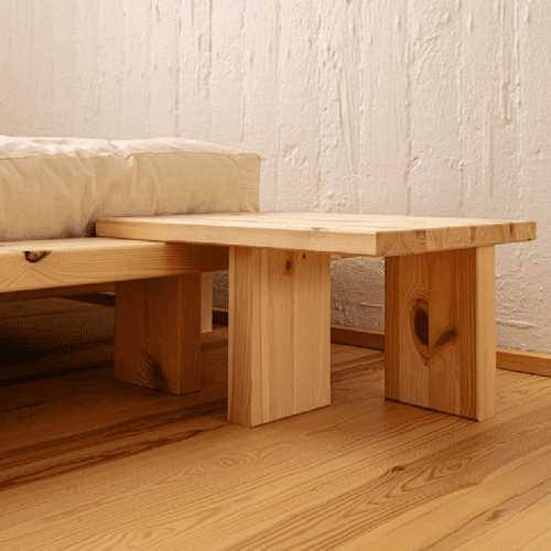 Sidebord til Japan Sengeramme i Massiv FSC Fyrretræ Fra Karup Design | Japandi - Flere Farver