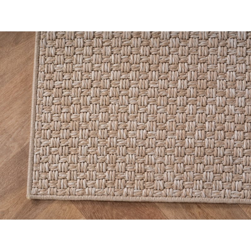 Evelyn Indendørs:Udendørs Gulvtæppe i Beige Polypropylen fra Rugs by Uniquebeds Home & Living | Flere Størrelser 3