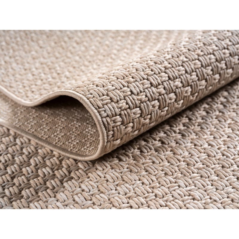 Evelyn Indendørs:Udendørs Gulvtæppe i Beige Polypropylen fra Rugs by Uniquebeds Home & Living | Flere Størrelser 4