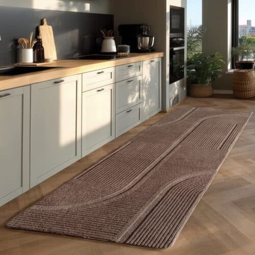 Ava Gulvtæppe i Beige fra Rugs by Uniquebeds Home & Living | Flere Størrelser