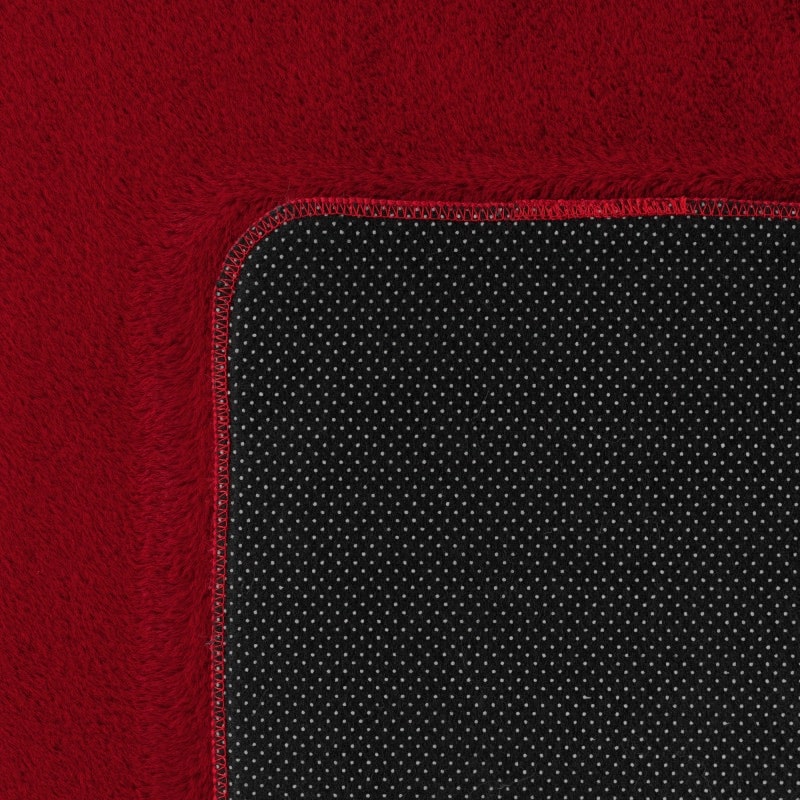 Sophia Rødt Gulvtæppe i Polyester fra Rugs by Uniquebeds Home & Living | Flere Størrelser 3