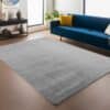 Sophia Sølvgrå Gulvtæppe i Polyester fra Rugs by Uniquebeds Home & Living | Flere Størrelser 1