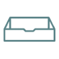 En Stor Skuffe med Bundplade til Opbevaring (Legetøj osv) 0,00 kr.