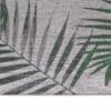 Eva Indendørs:Udendørs Gulvtæppe I Beige med Mønster af Grønne Palmeblade fra Rugs by Uniquebeds Home & Living | Flere Størrelser 3