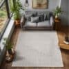 Hallie Cremefarvet Gulvtæppe fra Rugs by Uniquebeds Home & Living | Flere Størrelser 2