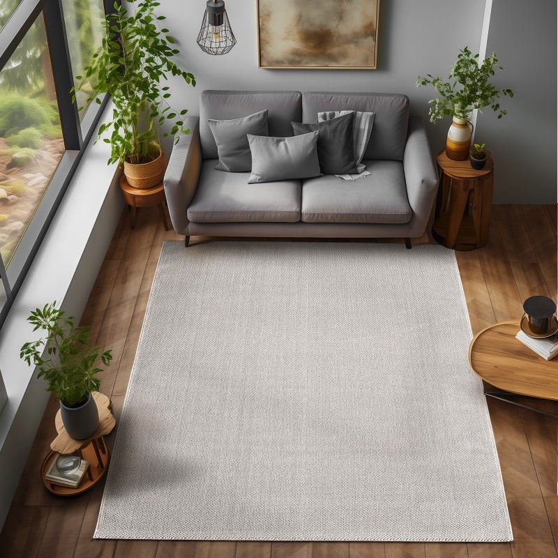 Hallie Cremefarvet Gulvtæppe fra Rugs by Uniquebeds Home & Living | Flere Størrelser 2