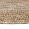 Maria Rundt Indendørs:Udendørs Gulvtæppe i Beige med Simple Lyse Ringe fra Rugs by Uniquebeds Home & Living | Flere Størrelser 3