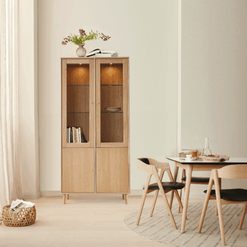 Mistral Modul 024 i Massiv Egetræsfinér fra Hammel Furniture | Færdig Kombination 21 - BHD 89x176x32,5 cm