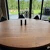 Silkeborg Rundt Snedker Spisebord i Massiv Egetræ fra Unique Handmade Furniture | Ø120 - Ø180 | Vælg Lige eller Skrå Kant 4