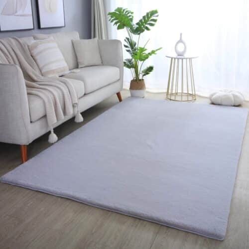 Violet Gulvtæppe i Sølvgrå fra Rugs by Uniquebeds Home & Living | Flere Størrelser i Firkantet & Rund