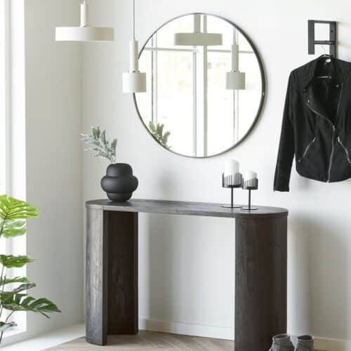 Bibione Konsolbord Mørkebrun Mdf Decorpapir Brune