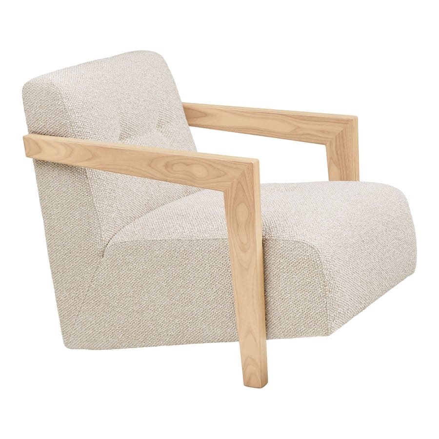 caracas-loungestol-i-beige-stof-ogi-100-massiv-egetr-med-armln-fra-hou-1101130-5 Caracas Loungestol Beige Stof Egetræ Armlæn
