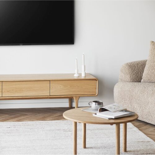 Darwin Tv Bænk Eg Mdf L180Xb45Xh45Cm