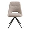 dokka-spisebordsstol-i-sand-med-sorte-ben-fra-house-nordic-l575xb52xh8-1001470-3 Dokka Spisebordsstol Sand Sorte Ben L57
