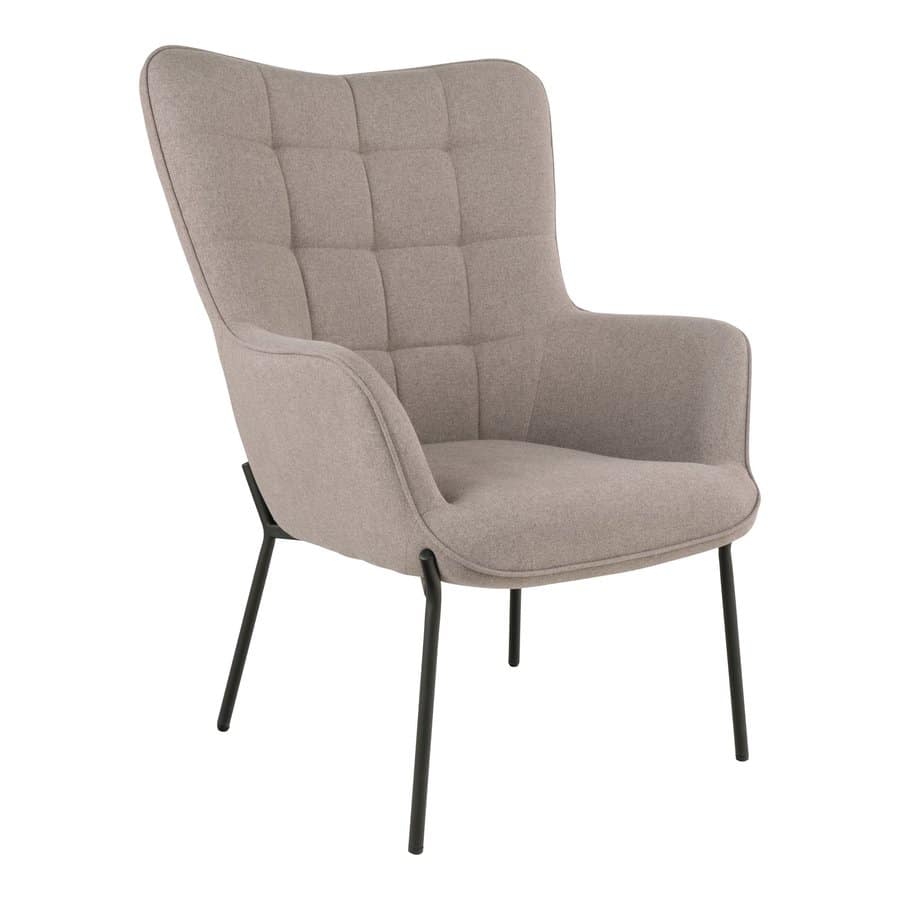 Glasgow Loungestol Fodskammel Sæt Stone L79Xb70Xh98Cm