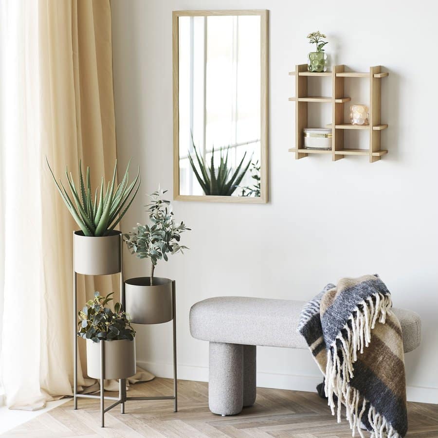 Olsberg Væghylde Egefiner Natur B40Xl12Xh40Cm