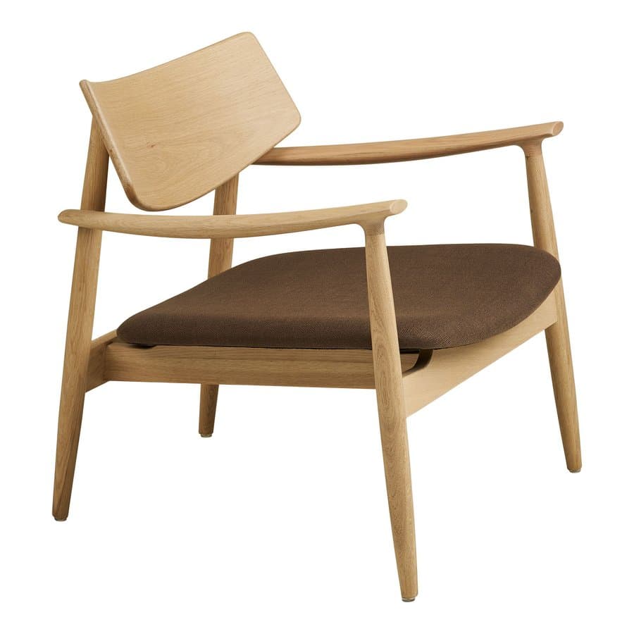 Olvera Loungestol Egetræ Natur Brun L68Xb68Xh72Cm