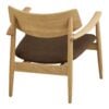 Olvera Loungestol Egetræ Natur Brun L68Xb68Xh72Cm