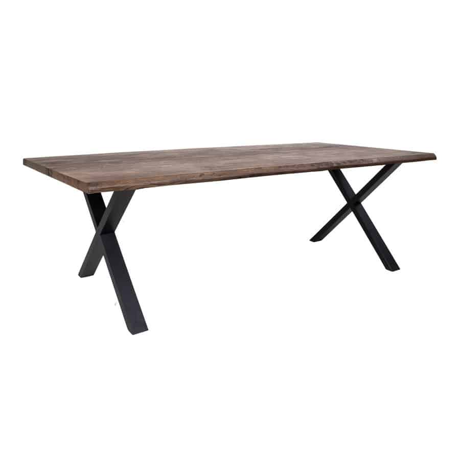 toulon-spisebord-i-smokedi-100-massiv-egetr-med-stlben-fra-house-nordi-2201550-5 Toulon Spisebord Smoked Egetræ Stålben L240Xb95Xh75Cm