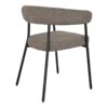 Trivio Spisebordsstol Brun Sort Metal Stel