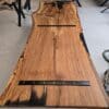 Brønderslev Snedker Spisebord i Naturolieret Massiv Egetræ fra Unique Handmade Furniture | B-100cm x L-120-500cm. | 1 Stor Planke med Epoxy & mulig Butterfly Finish | Vælg Lige:Naturlig:Rustik Kant 7