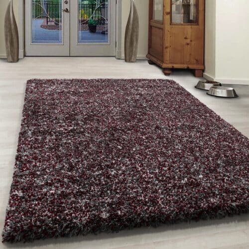 Caroline Gulvtæppe i Rød fra Rugs by Uniquebeds Home & Living | Flere Størrelser i Firkantet & Rund