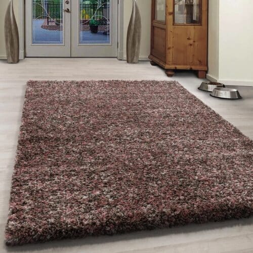 Caroline Gulvtæppe i Rose fra Rugs by Uniquebeds Home & Living | Flere Størrelser i Firkantet & Rund