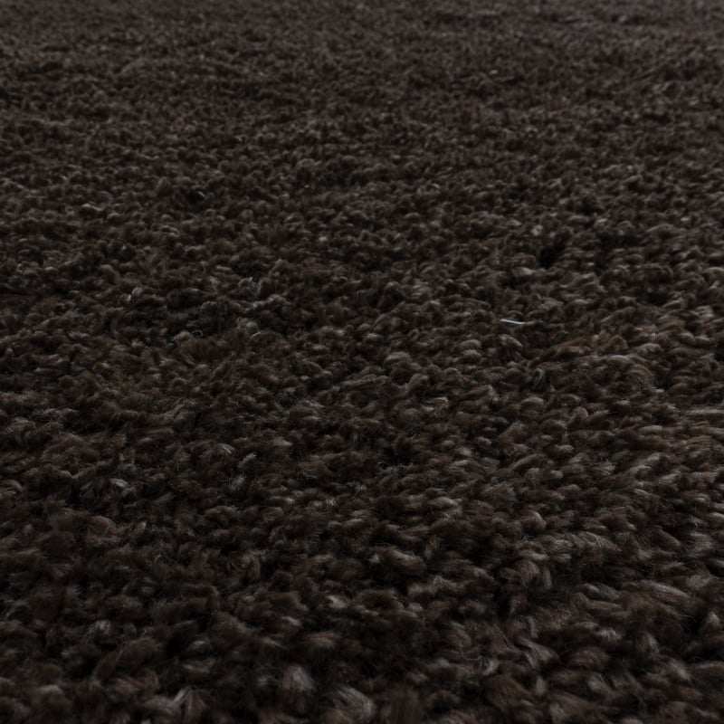 Louisa Ensfarvet Gulvtæppe i Brun fra Rugs by Uniquebeds Home & Living | Flere Størrelser i Firkantet & Rund 5